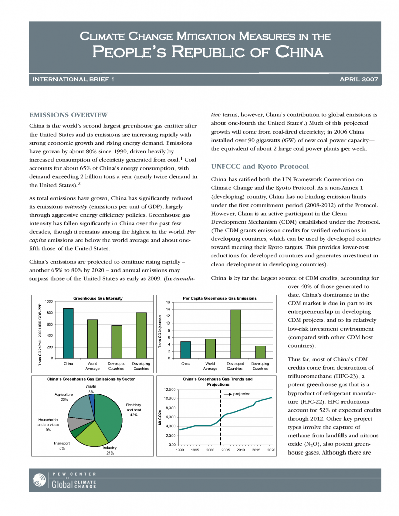 Climate change mitigation essay