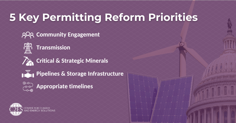 Letter to Congress on Company-identified Permitting Reform Priorities ...